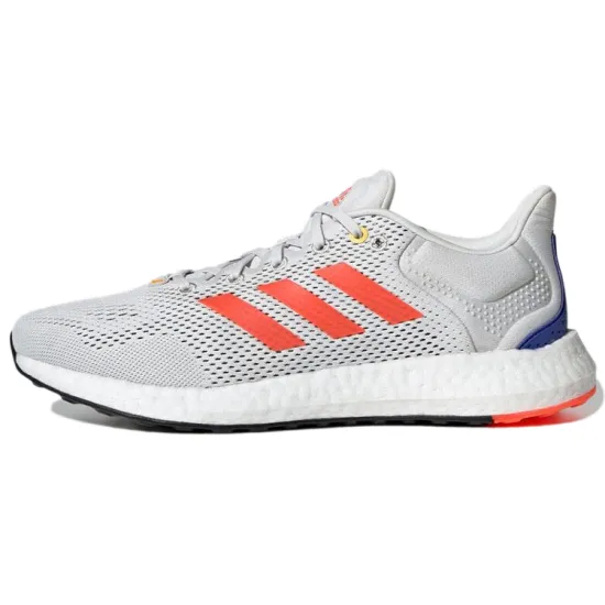 Adidas Pure Boost 21 Running Shoes Men Low-top Gray/Red