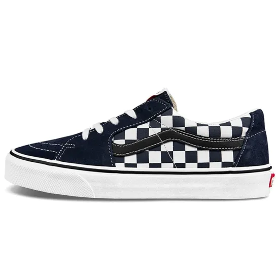 Vans SK8 Skateboarding Shoes Unisex Low-top White/Royal Blue/Fern Green