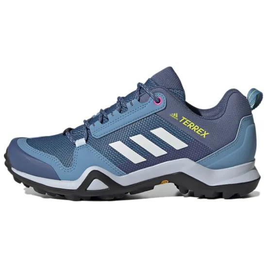 Adidas Terrex AX3 GTX Hiking Shoes Women's Low-top White/Royal Blue/Fern Green