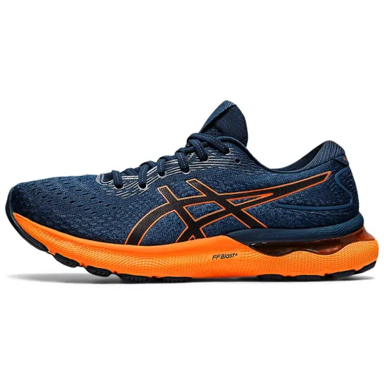 Asics Gel-Nimbus 24 French Blue Shocking Orange