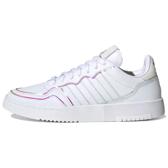 Adidas Originals Super Court Skateboard Shoes Women's Low-top White/Multicolor