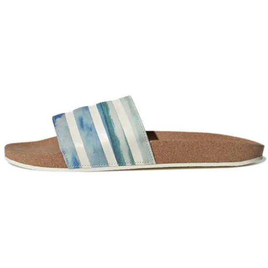 Adidas Originals Adilette Cork Slides Off White