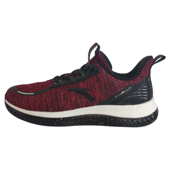 Anta Running Collection Low Top Running Shoes Men's Black Red Gold