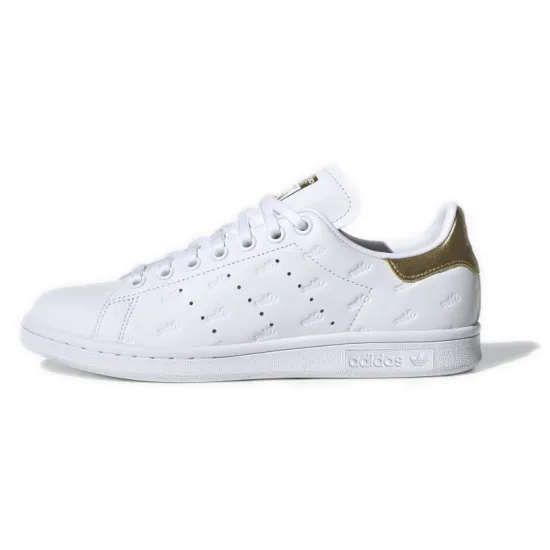 Adidas Originals Stan Smith Debossed Logos Gold Women's