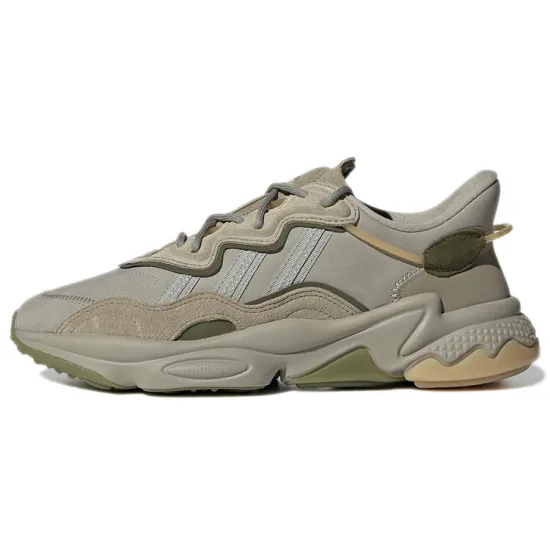 Adidas Originals Ozweego Series Running Shoes Unisex Low-top Military Green