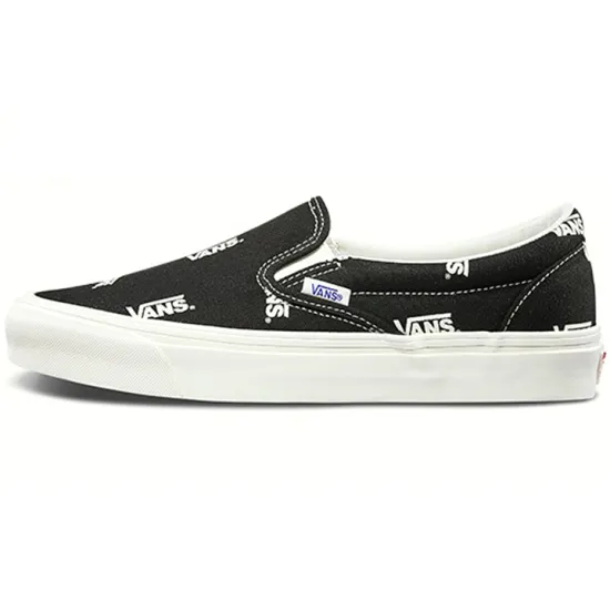 Vans Slip On Multi Logo Black