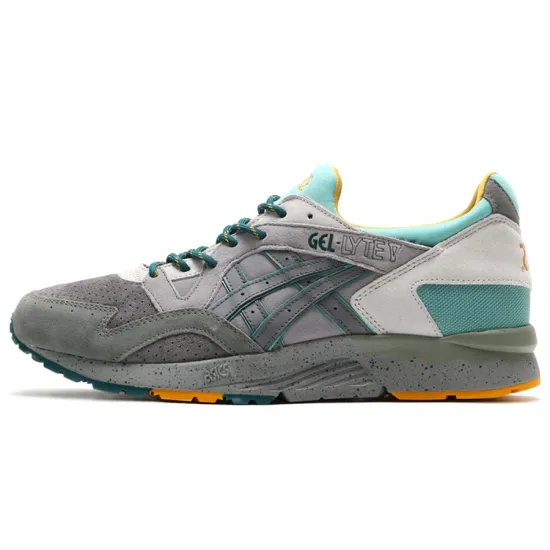 Asics Gel-Lyte 5 Running Shoes Unisex Low-top Dark Grey/green