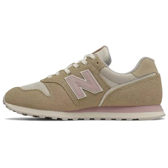 New Balance 373 Beige Tan Pink Women's