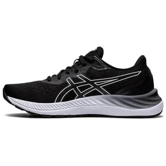 Asics Gel Excite 8 Black White Women's