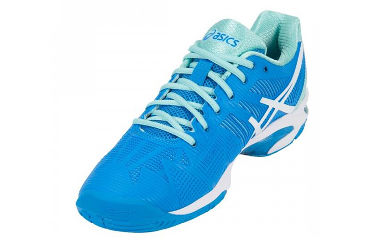ASICS Gel Solution Speed 3 Versatile Textile, Synthetic Leather Slip Resistant, Abrasion Resistant, Breathable Low top