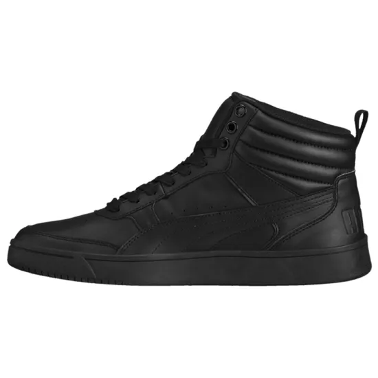 PUMA REBOUND Series Skateboarding Shoes Unisex High-top Black