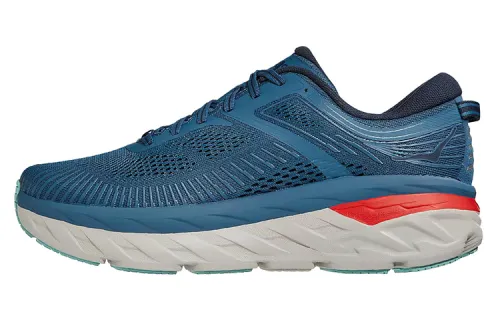 HOKA ONE ONE Bondi 7 Running Shoes Men's Low Top Dark Blue