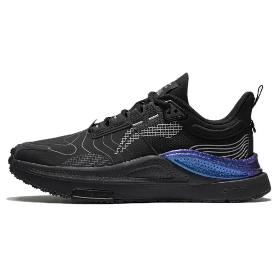LiNing Spark Rebound Lightweight Low-Top Sports Casual Shoes Men's Black