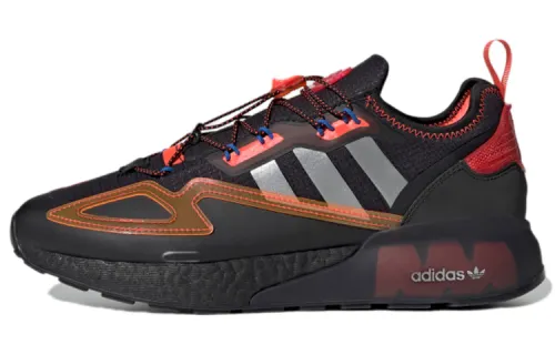 Adidas Zx 2K Boost Core Black Solar Red
