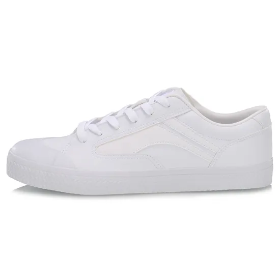 LINING Wave Skateboard Shoes Men Low-Top White