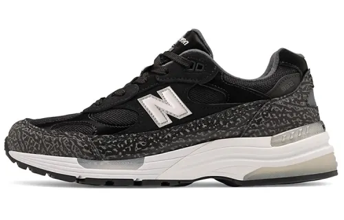 New Balance NB 992 'Elephant Print' Low top Running Shoes Men's Black