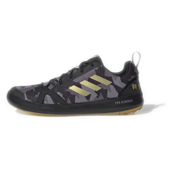 Adidas Terrex Boat Running Shoes Men Low-top Black/Gold