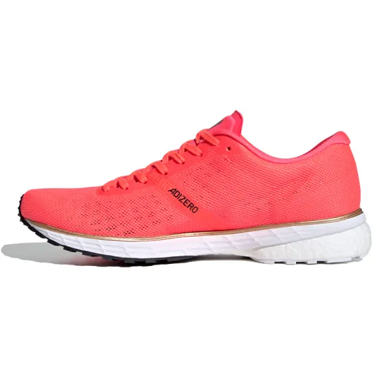 Adidas Adizero Adios 5 Running Shoes Women's Low-top Fluorescent Red