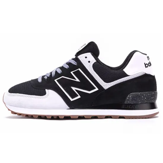 New Balance NB 574 Series Running Shoes Unisex Low-top Black/white