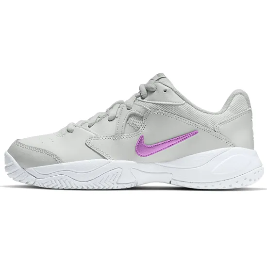 Nike Hard Court Lite 2 Shoes Grey/White/Purple Women's
