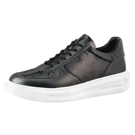 LOUIS VUITTON Beverly Hills Skateboard Shoes Men Low-Top Black