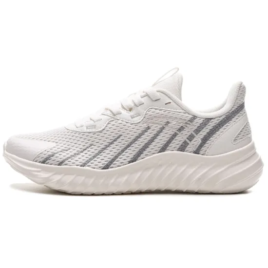 ANTA Running Shoes Men Low-Top Ivory White/Silver