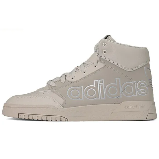Adidas Originals Drop Step Skateboarding Shoes Unisex High-top Light Beige