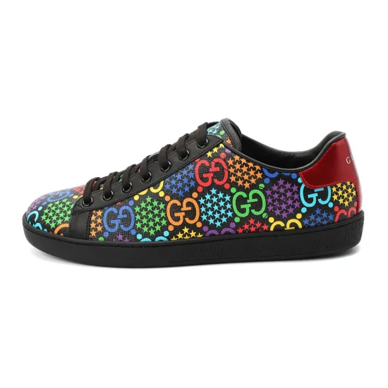 GUCCI Women's Ace Gg Supreme Low 'Psychedelic - Black'