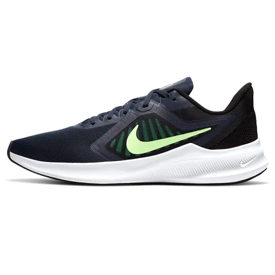 Nike Downshifter 10 Running Shoes Men Low-top Obsidian/radiant Green/black