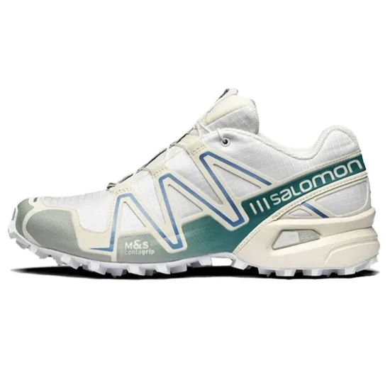 SALOMON Speedcross 3 Hiking / Trekking Shoes Unisex Low-top White/green