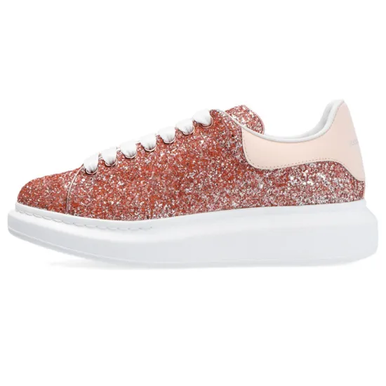 Alexander McQueen Oversized Glitter Sneaker 'Pink' Women's