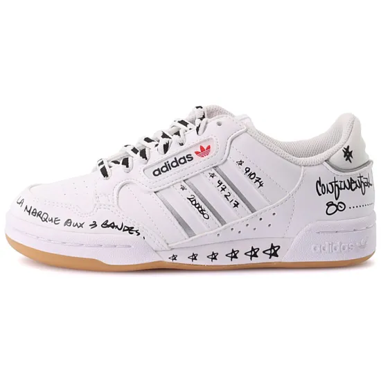 Adidas Originals Continental Skateboarding Shoes Unisex Low-top White/Black/Red