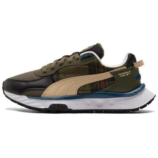 PUMA Wild Rider Flannel 'Green Blue'