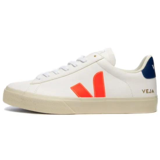 VEJA Campo Chromefree 'White Orange Fluo'