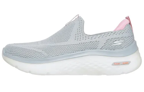 Skechers Go Walk Hyper Burst Slip on Abrasion Resistant Breathable Low top Sports Casual Shoes Women's Gray