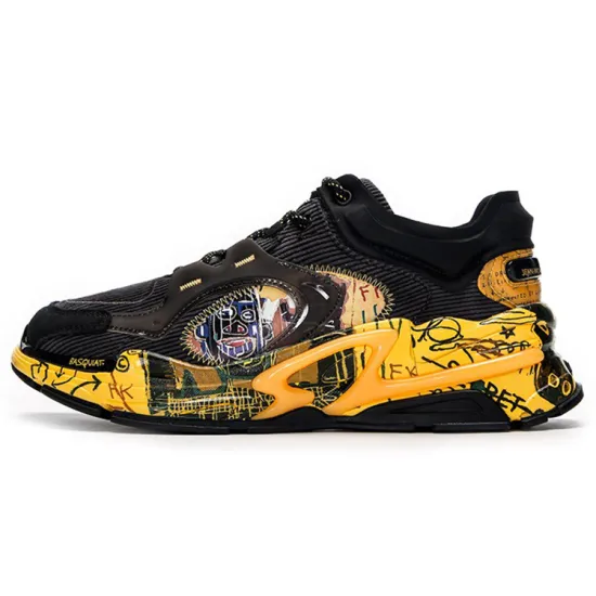 ANTA Millennium 3.0 Casual Shoes Men Low-Top Black Yellow