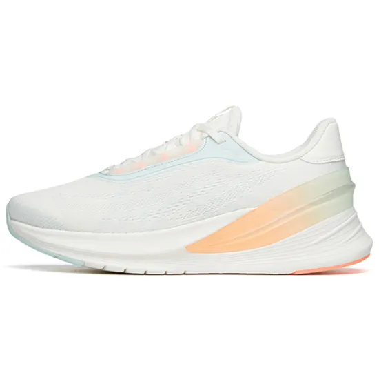 ANTA Running Shoes Women's Low-Top Ivory White/Ice Pink Blue