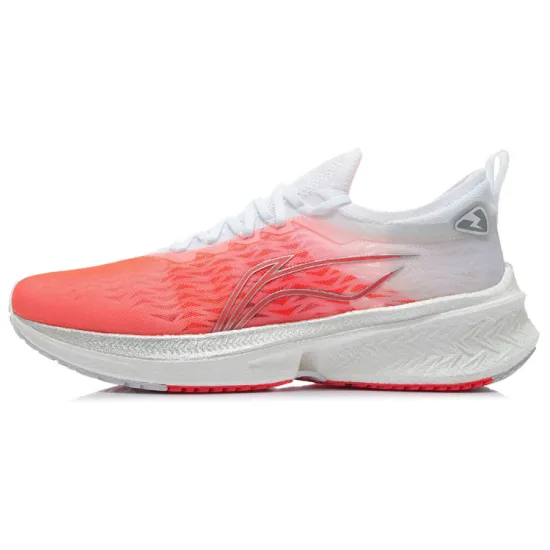 LINING Feidian Discovery Running Shoes Men Low-Top Orange White