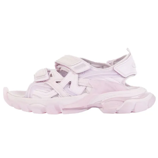 Balenciaga Track Sandal Clear Sole Lilac Women's