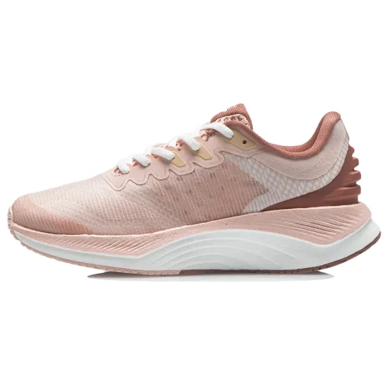 LINING YueYing Running Shoes Women's Low-Top Peach Orange Pink/Sand Pink