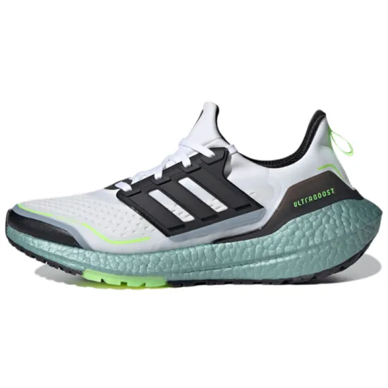 Adidas Ultra Boost 21 Cold.Rdy White Signal Green