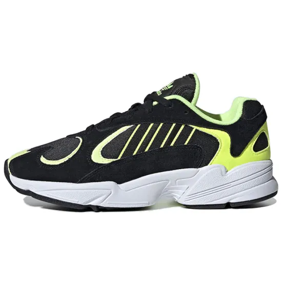 Adidas Yung-1 Core Black Hi Res Yellow