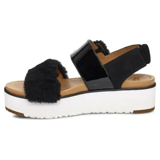 UGG Le Fluff 'Black White' Women's