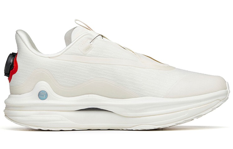 Anta Cushioning Slip Resistant Abrasion Resistant Low top Running Shoes Women’s White Gold