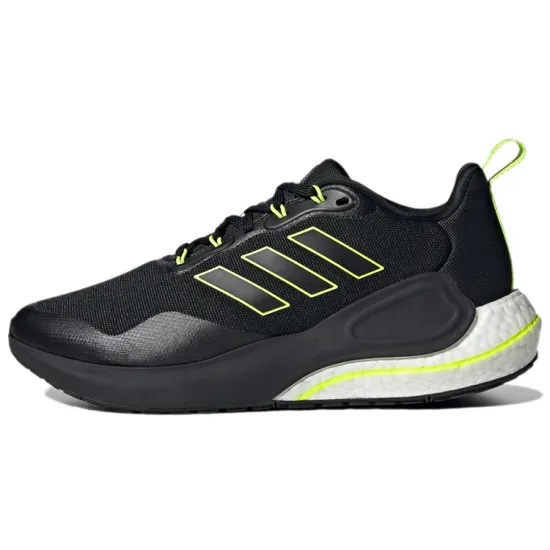 Adidas Alphalava Running Shoes Unisex Low-top Black/Green