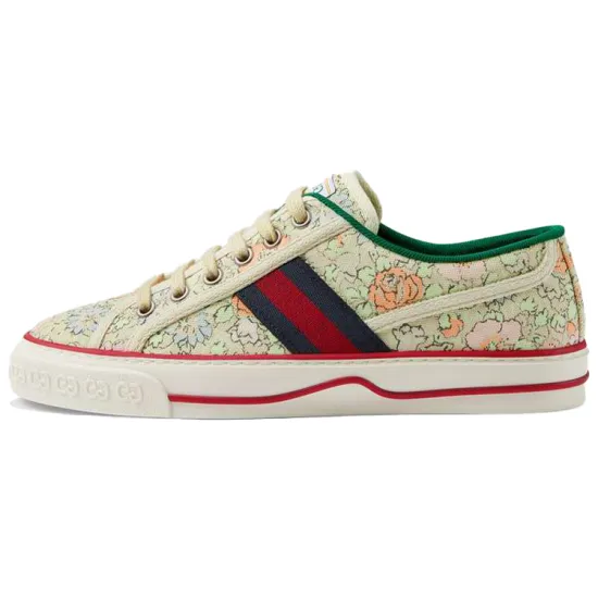 GUCCI Liberty Of London X GUCCI Women's Tennis 1977 'Floral - Mint Green' Women's