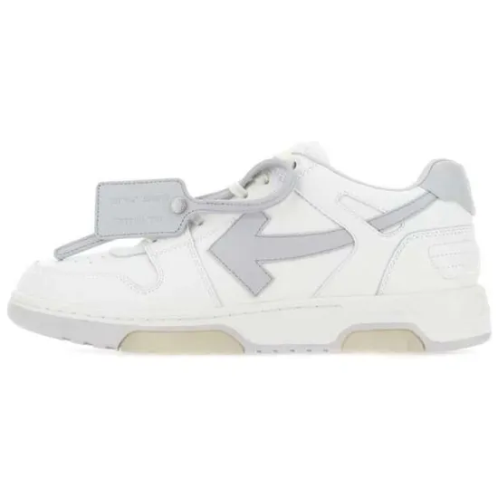 OFF-WHITE Out Of Office 'OOO' Low Tops White Grey 2021