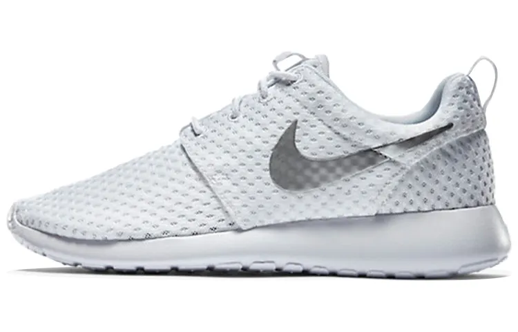 Nike Roshe One Br White Metallic Platinum Women's