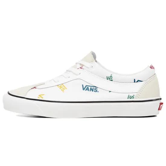 Vans Bold Skateboarding Shoes Unisex Low-top White/Multicolor