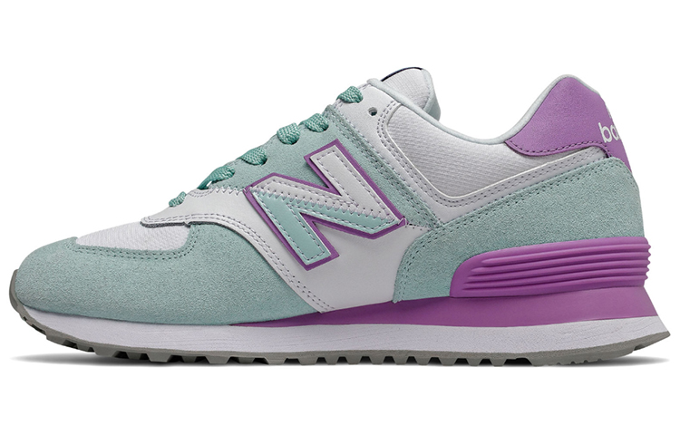 Green and purple new balance outlet 574